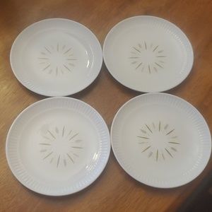 6 Vintage Mount Clemens China Wheat Dishes 6in